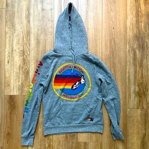 Aviator Nation hoodie grey size M NWT